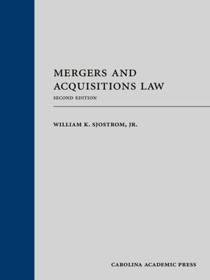 cover image of Mergers and Acquisitions Law